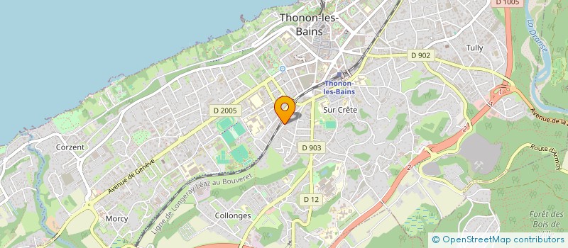 localisation de l'entreprise O TACOS PUBLIER à THONON-LES-BAINS