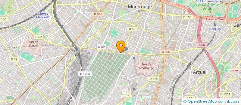 localisation de l'entreprise O'TACOS RESTAURANT I  MONTROUGE