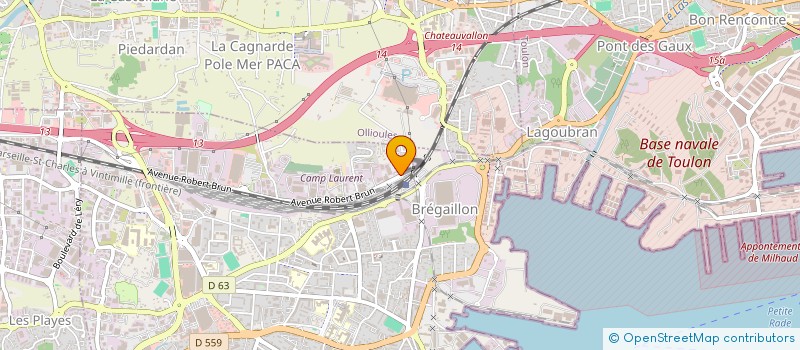 localisation de l'entreprise O'TAHITI NUI  LA SEYNE-SUR-MER