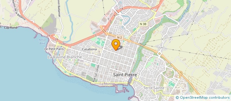 localisation de l'entreprise O' TAN TIK à SAINT-PIERRE