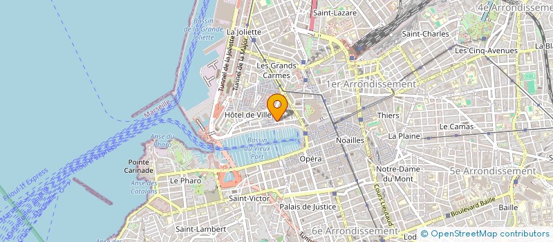 localisation de l'entreprise O TANDEM à MARSEILLE