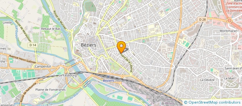 localisation de l'entreprise O-TARKEIA  BEZIERS