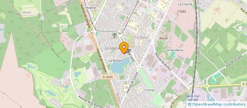 localisation de l'entreprise O'TAXICAB à ORLEANS