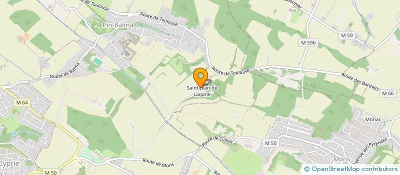 localisation de l'entreprise O TAXITANIE  PIN-BALMA