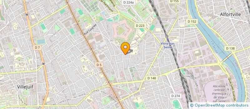 localisation de l'entreprise O'TEA DRAGON à VITRY-SUR-SEINE