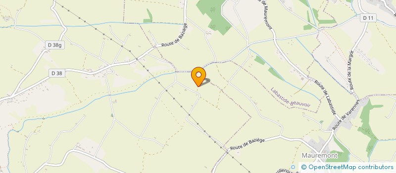 localisation de l'entreprise O TECH ENERGIE  BAZIEGE