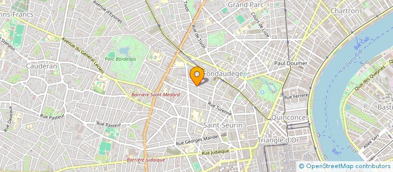 localisation de l'entreprise O TEMPORA à BORDEAUX