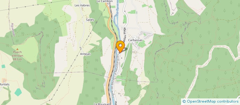 localisation de l'entreprise O TEMPS DES CERISES  PAULHE