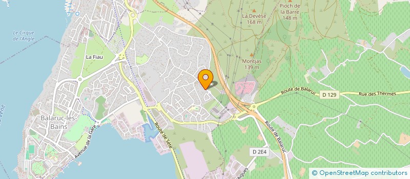 localisation de l'entreprise O TERCEIRO PIGNAN  BALARUC-LES-BAINS