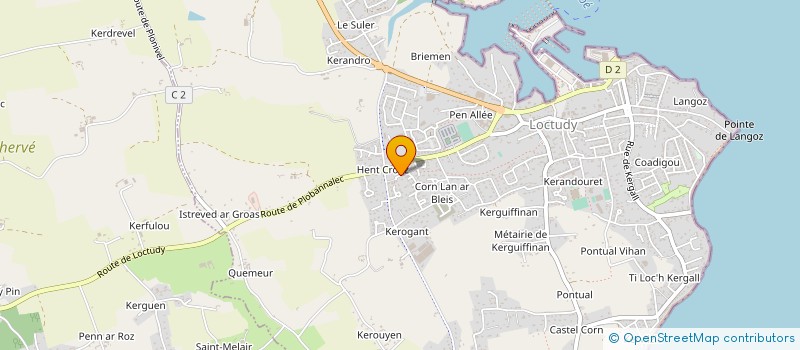 localisation de l'entreprise O'TERRA TP  LOCTUDY