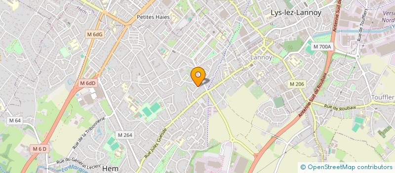 localisation de l'entreprise O'TEST  HEM