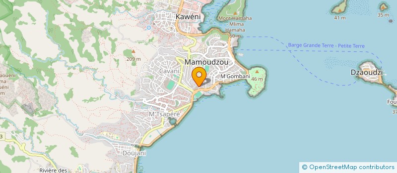 localisation de l'entreprise O'TGR à MAMOUDZOU