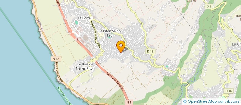 localisation de l'entreprise O'THE à SAINT-LEU