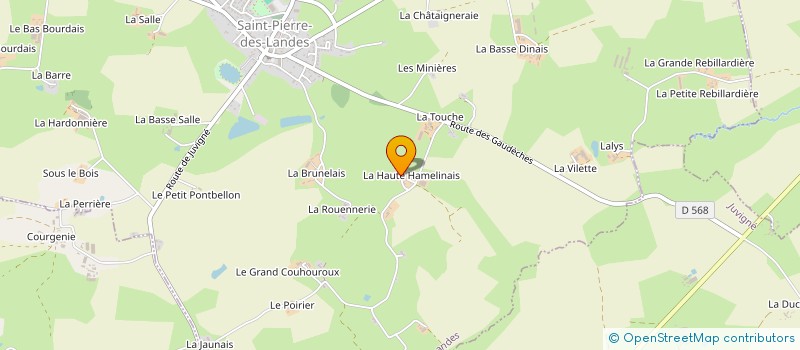 localisation de l'entreprise O'THERMA SERVICES  SAINT-PIERRE-DES-LANDES