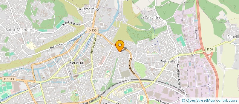 localisation de l'entreprise O'TISSOINS  EVREUX