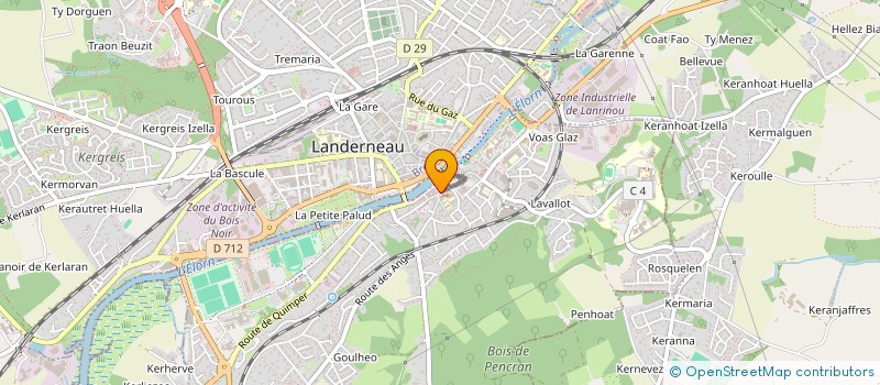 localisation de l'entreprise O TOMA  LANDERNEAU