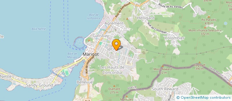 localisation de l'entreprise O TOP LEGUMES  SAINT MARTIN