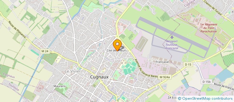 localisation de l'entreprise O TOULOUSE  CUGNAUX