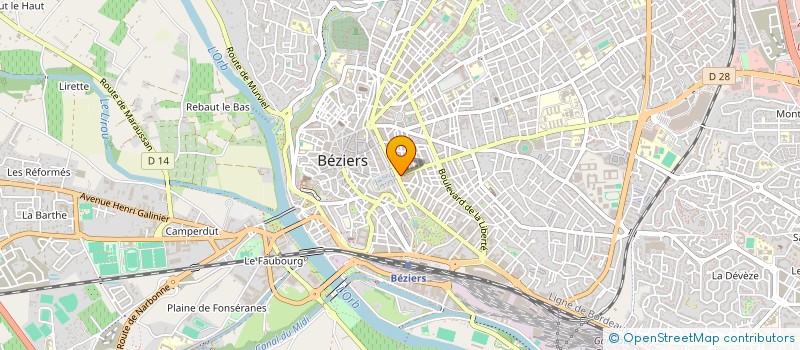localisation de l'entreprise O TOUR DU MONDE à BEZIERS