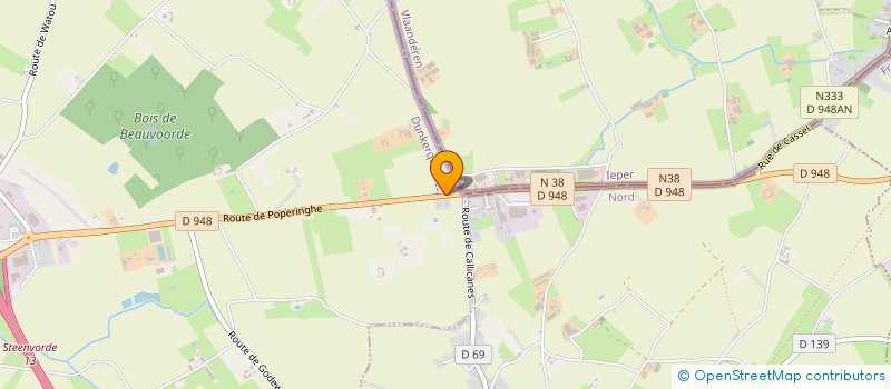 localisation de l'entreprise O TOUR DU MONDE à STEENVOORDE