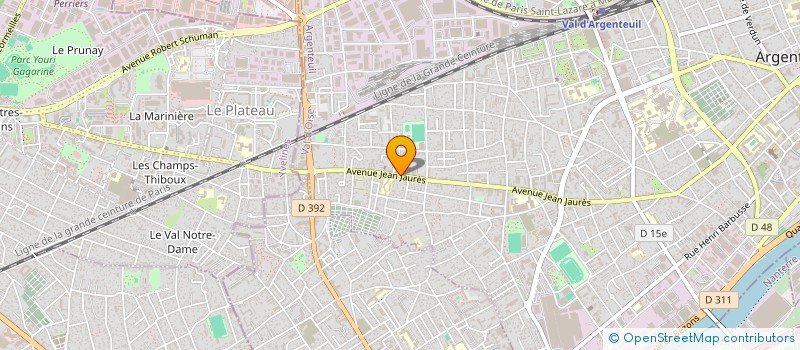 localisation de l'entreprise O TRAITEUR  ARGENTEUIL