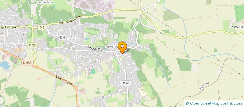 localisation de l'entreprise O TRAITEUR à REYRIEUX