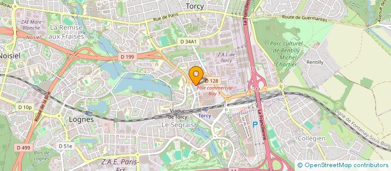 localisation de l'entreprise O'TRANS  VILLIERS-SUR-MARNE