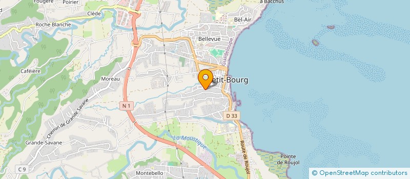 localisation de l'entreprise O'TRAVAUX à PETIT-BOURG
