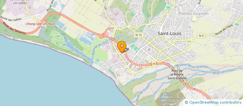 localisation de l'entreprise O'TREMENT à SAINT-LOUIS