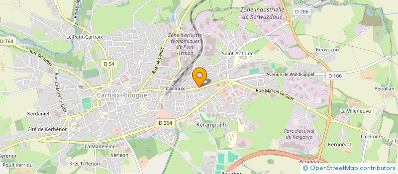 localisation de l'entreprise O TY CALE à CARHAIX-PLOUGUER