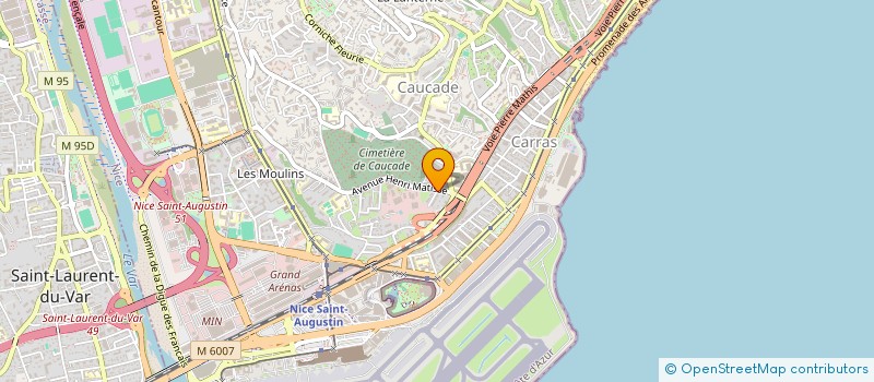 localisation de l'entreprise O V à NICE