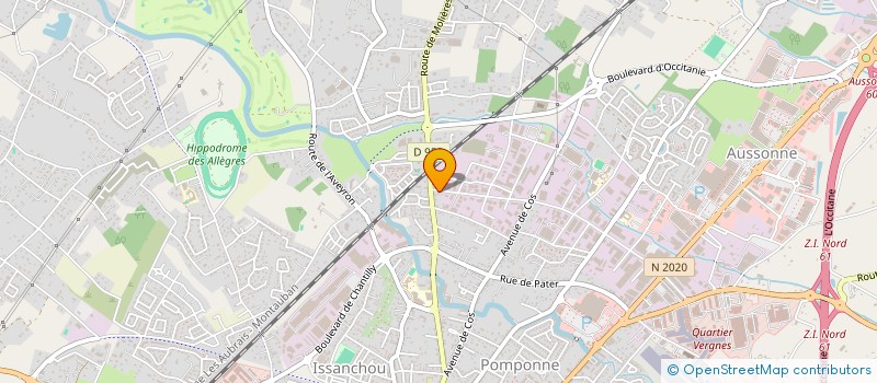 localisation de l'entreprise O.V.A. DEVELOPPEMENT  MONTAUBAN