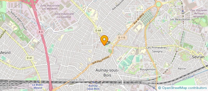 localisation de l'entreprise O V E à AULNAY SOUS BOIS