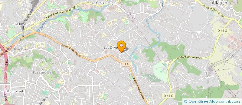 localisation de l'entreprise O.V OPTIC à MARSEILLE