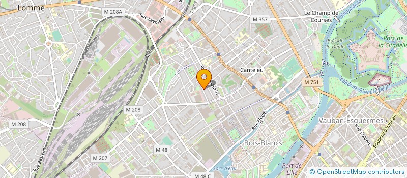 localisation de l'entreprise O.V.S. SANITAIRE à LILLE