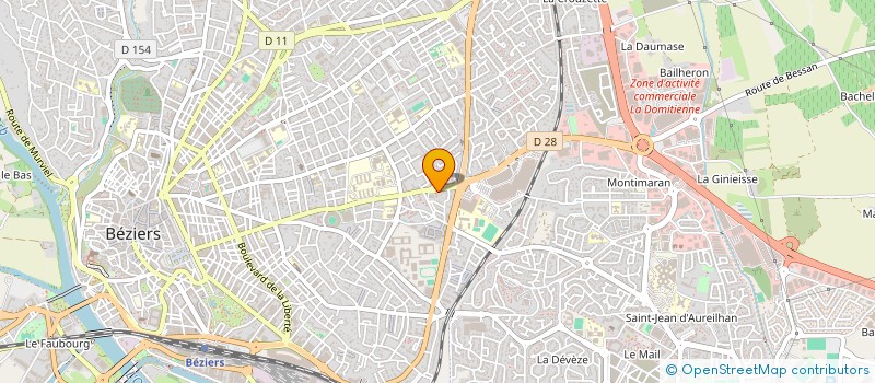 localisation de l'entreprise O V T à BEZIERS