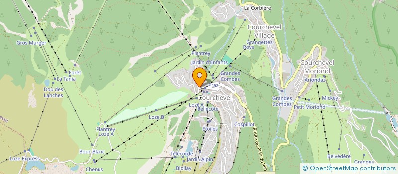 localisation de l'entreprise O.V.T.D. à COURCHEVEL
