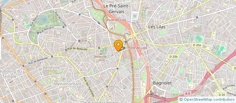 localisation de l'entreprise O V T E SARL  PARIS