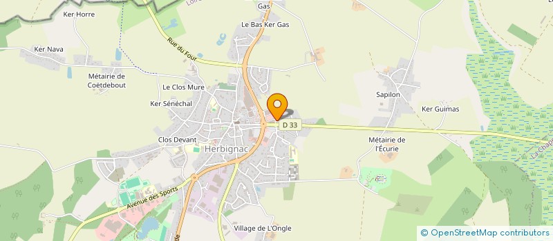localisation de l'entreprise O'VAL EN VERT 44 à HERBIGNAC