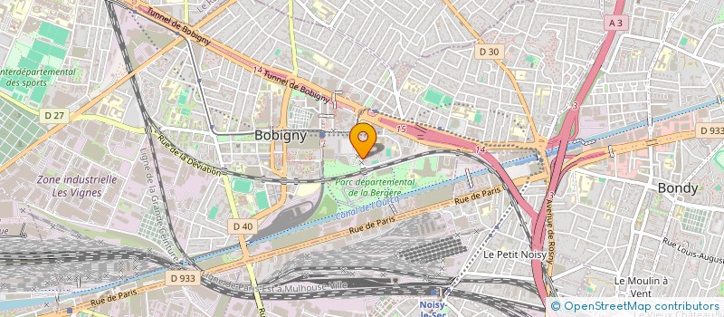localisation de l'entreprise O'VEGETAL SERVICE à BOBIGNY