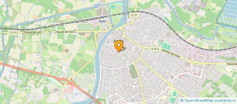 localisation de l'entreprise O VERGER DES SENTEURS  AGDE