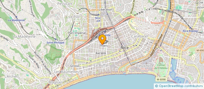 localisation de l'entreprise O VERGER NICOIS  NICE