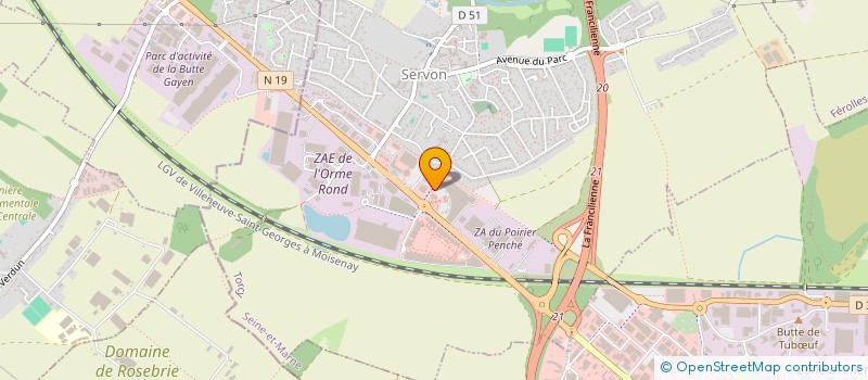 localisation de l'entreprise O'VERTITUDE à SERVON