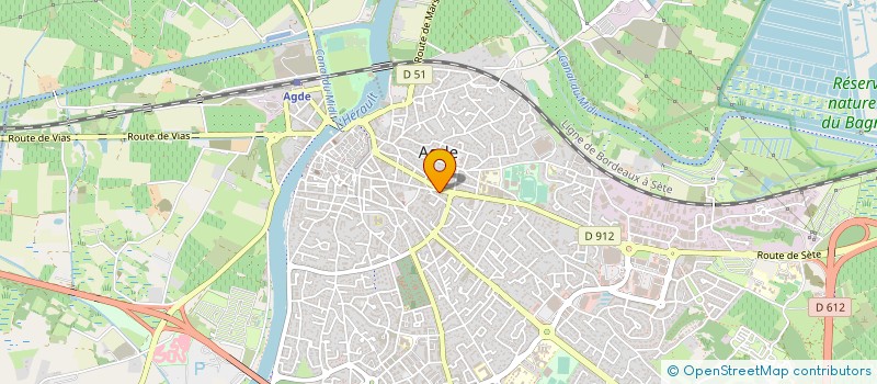 localisation de l'entreprise O'VERTUS  AGDE