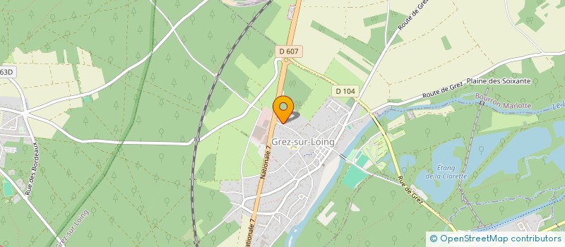 localisation de l'entreprise O VESTIAIRES  GREZ-SUR-LOING