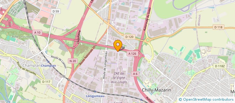 localisation de l'entreprise O VIETNAM  CHILLY-MAZARIN