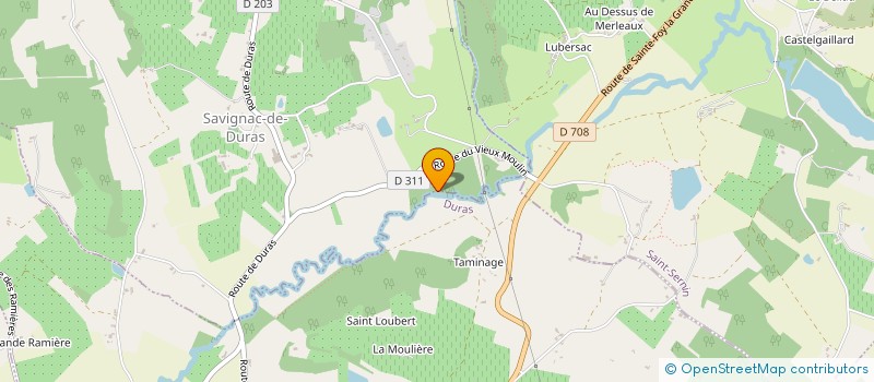 localisation de l'entreprise O VIEUX MOULIN  DURAS