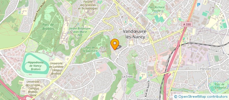 localisation de l'entreprise O'VILLAGE  VANDUVRE-LES-NANCY