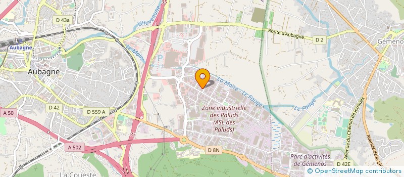 localisation de l'entreprise O-VIVA à AUBAGNE
