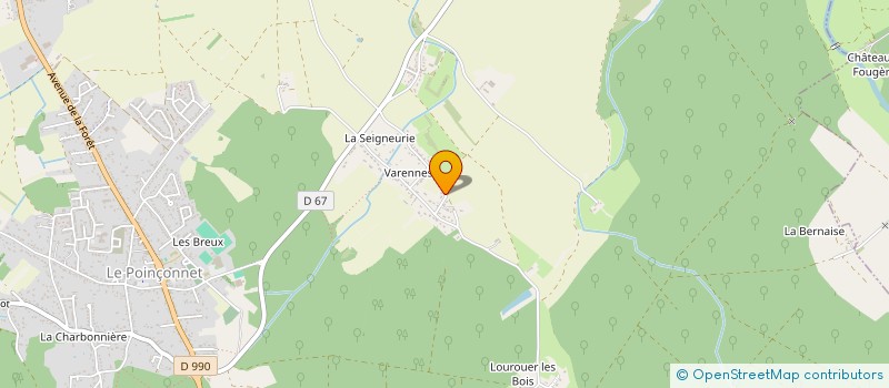 localisation de l'entreprise O. VIVIER CONSEIL & PATRIMOINE à LE POINCONNET